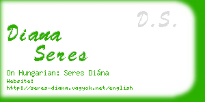 diana seres business card
